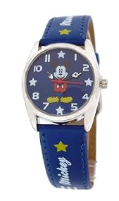 Disney #41492B Unisex Mickey Mouse Watch with Printed Band