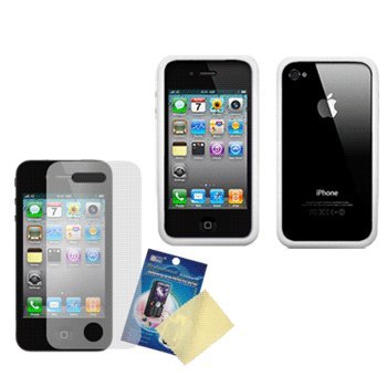 iphone 4 white bumper case. White Silicone Bumper Frame