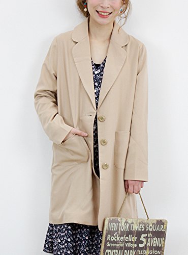 (Goldjapan)ゴールドジャパン 大きいサイズ レディース 大人マニッシュ スプリング チェスターコート gold199