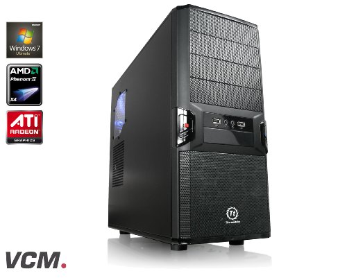 VCM Genoo Desktop-PC (AMD Phenom II X4 945 3GHz, 4GB RAM, 1TB HDD, ATI HD5770, DVD, Vista  Preisvergleich