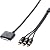 Logitec iPhone4/4S/3GS/3G/iPod対応 充電用USBポート搭載ビデオケーブル LHC-RUI01