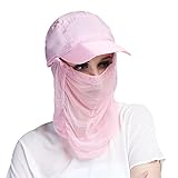 Generic レディース ＵＶカットフェイスカバー帽子 ピンク