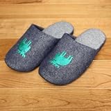 FARG&FORM　フェルグアンドフォルム フェルグ&フォルム エルク　デニム　スリッパ  ターコイズ/ブルー（L）