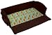 Leachco Roam 'N Holiday 4 in 1 Anywhere Bed, Brown with Green Forest Frolics Sheet