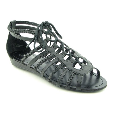 MIA Mirabelle Sandals Shoes Black Womens SZ