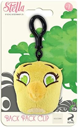 Angry Birds Stella 3.5" Poppy Plush Bag Clip