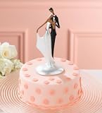 Review MyEventFavors  / African American Wedding Cake Topper: Holding Bride & Groom African American