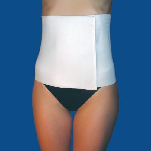 Postnatal Pregnancy Maternity Belt / Type 150 / Postpartum Recovery Bandage / Baby Bump Tummy Belly Back Support Band / Wrap Slimming / Stomach Binder / Abdominal Girdle / Perfect for New Mums / Made in Europe / White, Beige or Black (M (Waist measurement 81cm - 90cm), Black)