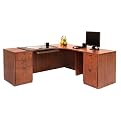 Deluxe Laminate Corner Desk - Cherry