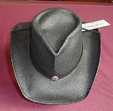 Shady Brady - Shady Brady Hat 8PW32: Softy Toyo Cowboy Hat - Black, Cord & Concho Band
