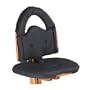 Svan Chair Cushion in Black