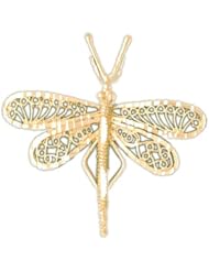 Dazzlers Solid 14 karats gold Dragonfly Charm Pendant Available in three colors from jewelsberry (weights: 2.9 grams only)
