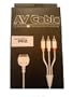 Hi-Resolution /Classic AV (Audio Visual) Composite Audio Video Cable (RCA) for Apple iPod AT&T iPhone 3G, 1G, iPod Touch 1G, iPod Classic and iPod nano 2G, 3G, iphone 3G V2.1, iTouch 2G, Nano 4G Chromatic, New Ipod classic 120G, for iPhone 3G 2G 1G, iPod Nano 3G 3th, iPod Nano 4G 4th Chromatic, iPod Touch 1G 2G, iPod Classic 80GB/160GB/120GB (NOT for Firmware Version 2.2) Apple iPod Photo, Video, Classic, Touch, Nano 3rd Generation, iPhone 1st Ge