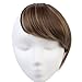 Bang Clip in Hair Extension Fringe Hairpiece Hair Piece Synthetic Swept Full Sweeping Side For Women Japan High Temperature Fiber