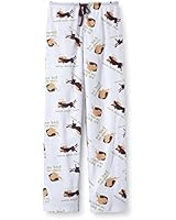 Dog is Good PJ Pants, No Bed Too Small, Womens