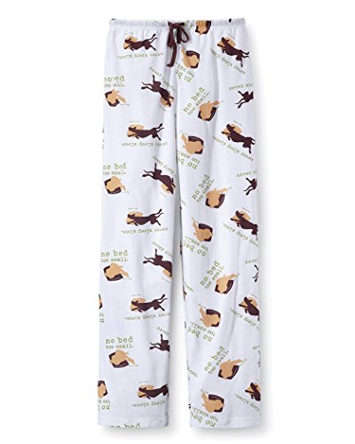 Dog is Good PJ Pants, No Bed Too Small, Womens