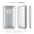 elago S3 Case for iPhone 3G/3GS (High Glossy)-Titanium Metalic Silver + Universal Dock Adapter + S2 Stand included