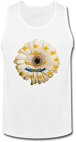 TopGD Custom Us Rhode Island State Flag Flower Tank Top For Men