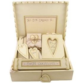 East of India Baby,s Christening Gift Box