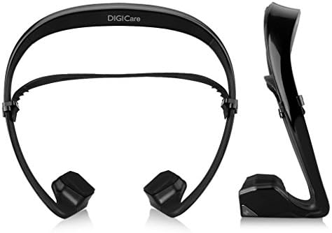 HAMSWAN DIGICare DO Wireless Bluetooth NFC Stereo Headset Bone Conduction Headphone Earphone with Built-in Mic for Smartphone Tablet (Black)