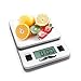 Weighter - Pro Kitchen Food Scale - Wall Clock - Thermometer - Digital Multifunction - Elegant White