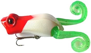 8 Pcs/lot Hooked up Fishing Top Water Popper 2-inch Lure Plastic Floating Casting Crankbait Great for Saltwater and Freshwater