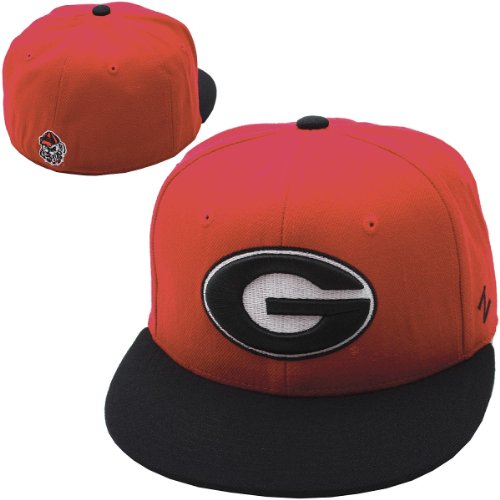 Zephyr Georgia Bulldogs Slider 2 Tone Fitted Hat 7 5/8