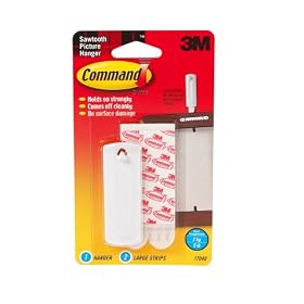 3M Command 17040 Sawtooth Picture Hanger with Adhesives Strips