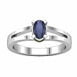 14K White Gold Iolite Ring