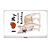 I Love My French Bulldog Business Card Holder Case