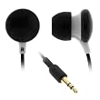 GTMax Stereo Candy Soft Gel Headset 3.5mm - Black for Amazon Kindle 2, kindle DX E-Book Reader