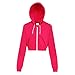 Awdis Just Hoods Womens/Ladies Girlie Cropped Full Zip Hoodie Jacket