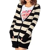 ROXY(ロキシー) ボーダーカーディガン レディース ベージュ MRCD070-BBO