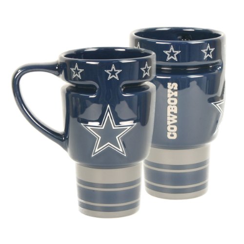 NFL Dallas Cowboys 16-Ounce Sculpted Travel Mug