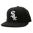 NEW BLACK CHICAGO WHITE SOX MLB NEW ERA 59 FIFTY FITTED HAT CAP BASEBALL SIZE 7 3/8