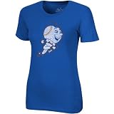 Majestic Select New York Mets Ladies Royal Blue Official Logo Single Premium T-shirt