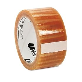 Click here to buy Universal Natural Rubber Adhesive High-Performance Tape, Clear, 48mm x 50m, 3 Core 510250 UNV510250 by Universal.