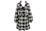 419bgbVrY4L. SL160  Betsey Johnson Double Breast Coat Black 4