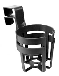 Custom Accessories 92200 Black Large Cup Holder, (Twin Pack)
