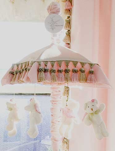 Baby Ella Musical Mobile Arm Cover by Glenna Jean