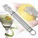 from KitchenCraft Kitchen Craft Professional Stainless Steel Short Oval Handled Zester
