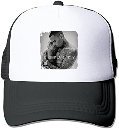 LIANBANG Chris Brown Royalty Adjustable Printing Snapback Mesh Hat Unisex Adult Baseball Mesh Cap