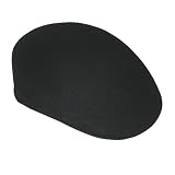 Black Felt Ascot Hat: Large/Extra Large
