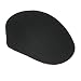Black Felt Ascot Hat: Large/Extra Large