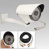 1/4" CCD 48 LEDs 6mm Lens PAL Outdoor Mount Infared Camera