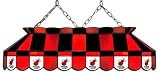 NBA Miami Heat 40-Inch Rectangular Stained Glass Billiard Table Light