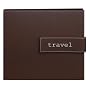 Pioneer MB-10EXPBN Travel Embroidered 12-by-12-Inch Memory Book with Magnetic Closure, Brown