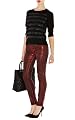 Stripe Sequin Knit Sweater