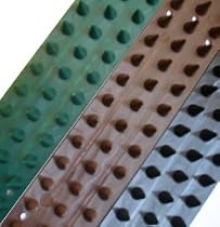 Fence and Wall Security Spikes, Brown (4m Pack / 8 Strips)