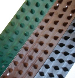 Fence and Wall Security Spikes, Brown (4m Pack / 8 Strips)